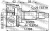 FEBEST 0210-072A44 Joint, drive shaft